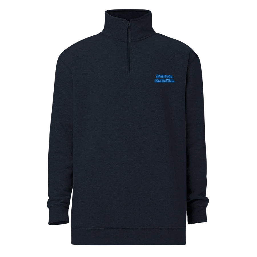 HABITUAL INSTIGATOR (lake design) embroidered quarter zip product image (12)
