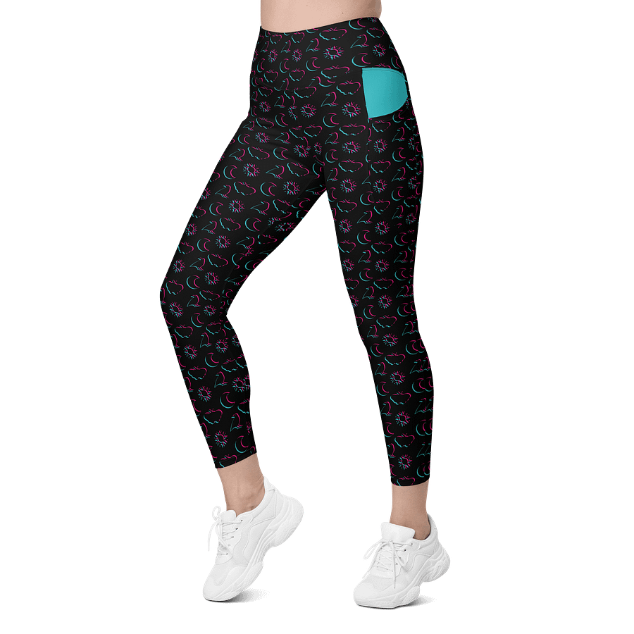 Lost Records: Bloom & Rage Raven Sun Moon Moth Leggings product image (4)