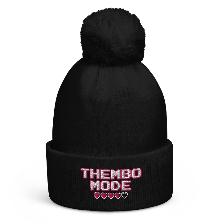 THEMBO MODE Heart Bar Poof Ball Beanie product image (1)