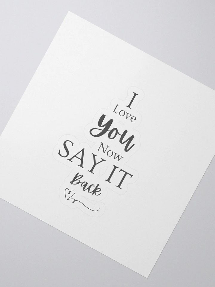 Jk's Love Phrase Stickers product image (2)