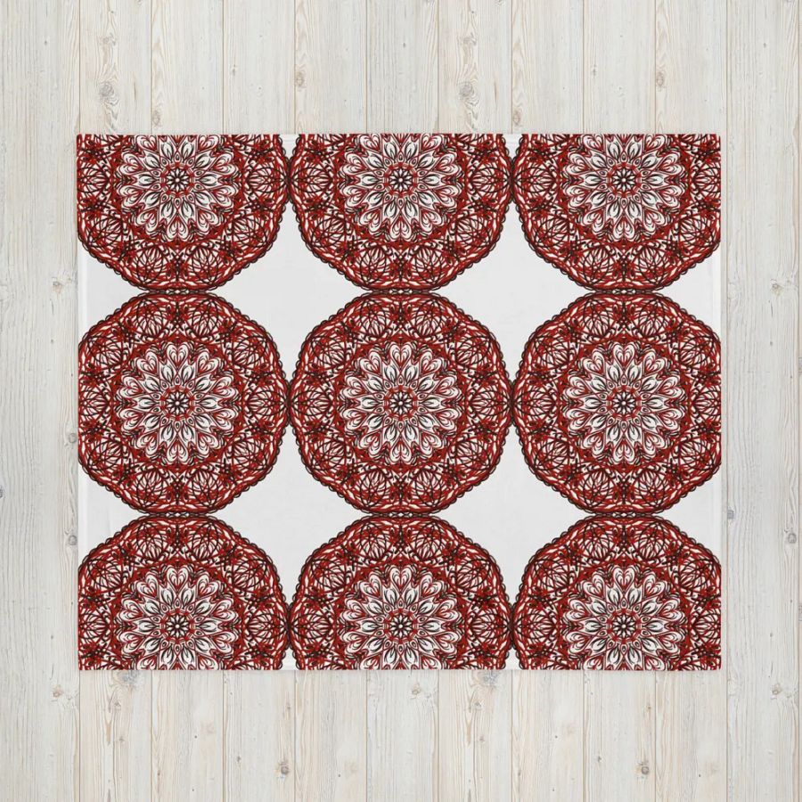Mandala Harmony Throw Blanket product image (4)