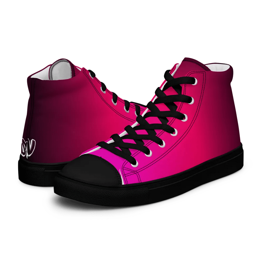 STRAIGHT VIBIN NEON COLOR FADE STYLE MEN'S CANVA SHOES product image (10)