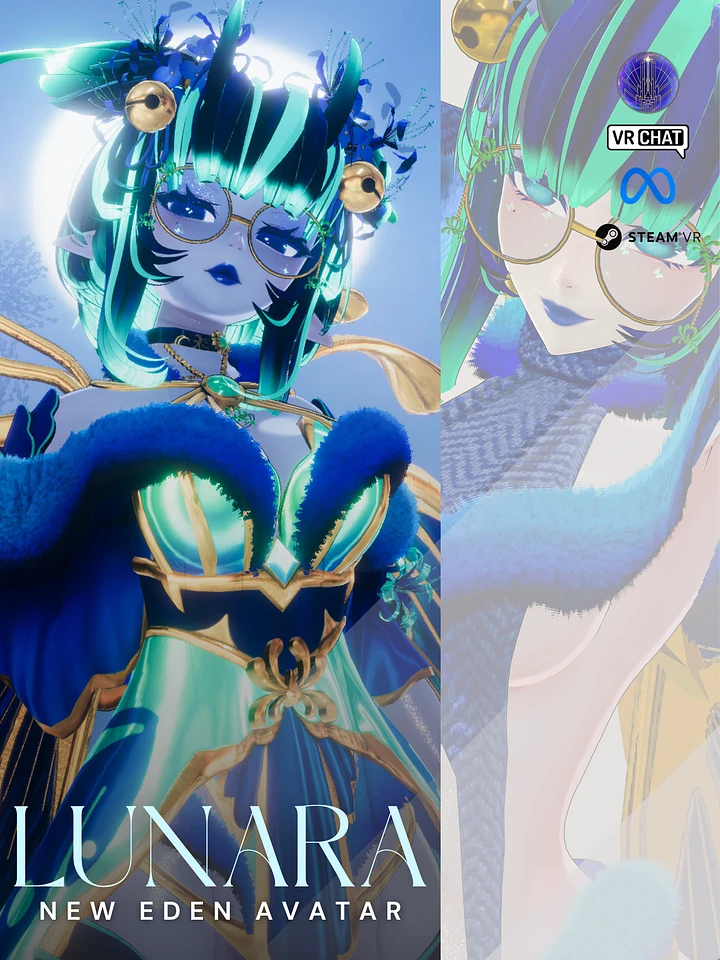 Lunara (VRChat Ready Avatar) product image (1)