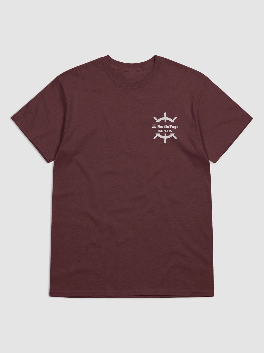 Nordic Tug Captain - T-Shirt - Dark Shirt w/White Logo product image (4)