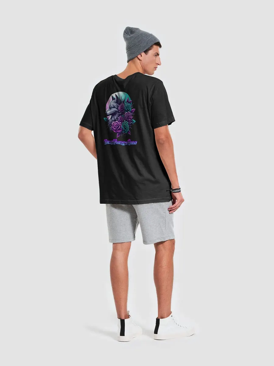 Midnight Roses Wolf Graphic Tee product image (74)