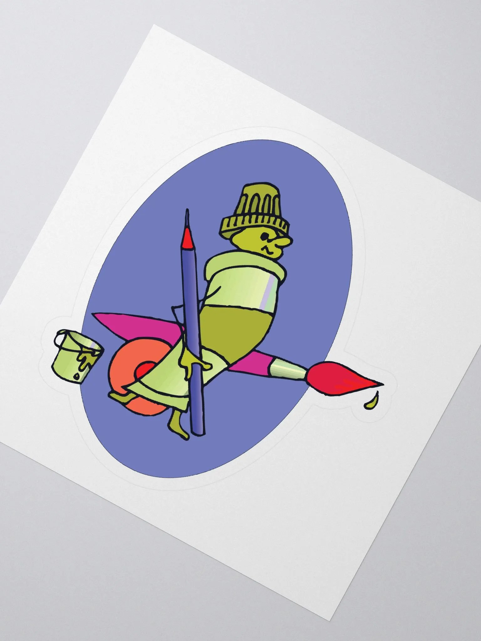 CREATIVE PAINTBRUSH CHARACHTER product image (2)