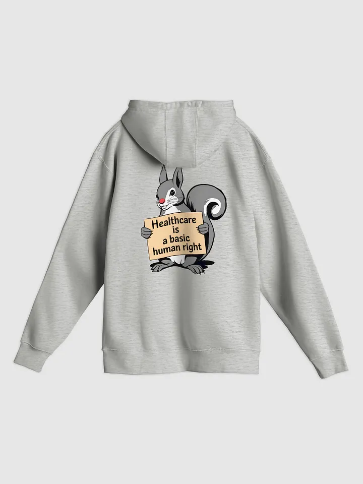 Premium, super soft Hoodie: Healthcare is a basic human right, Pooky with Sign product image (2)