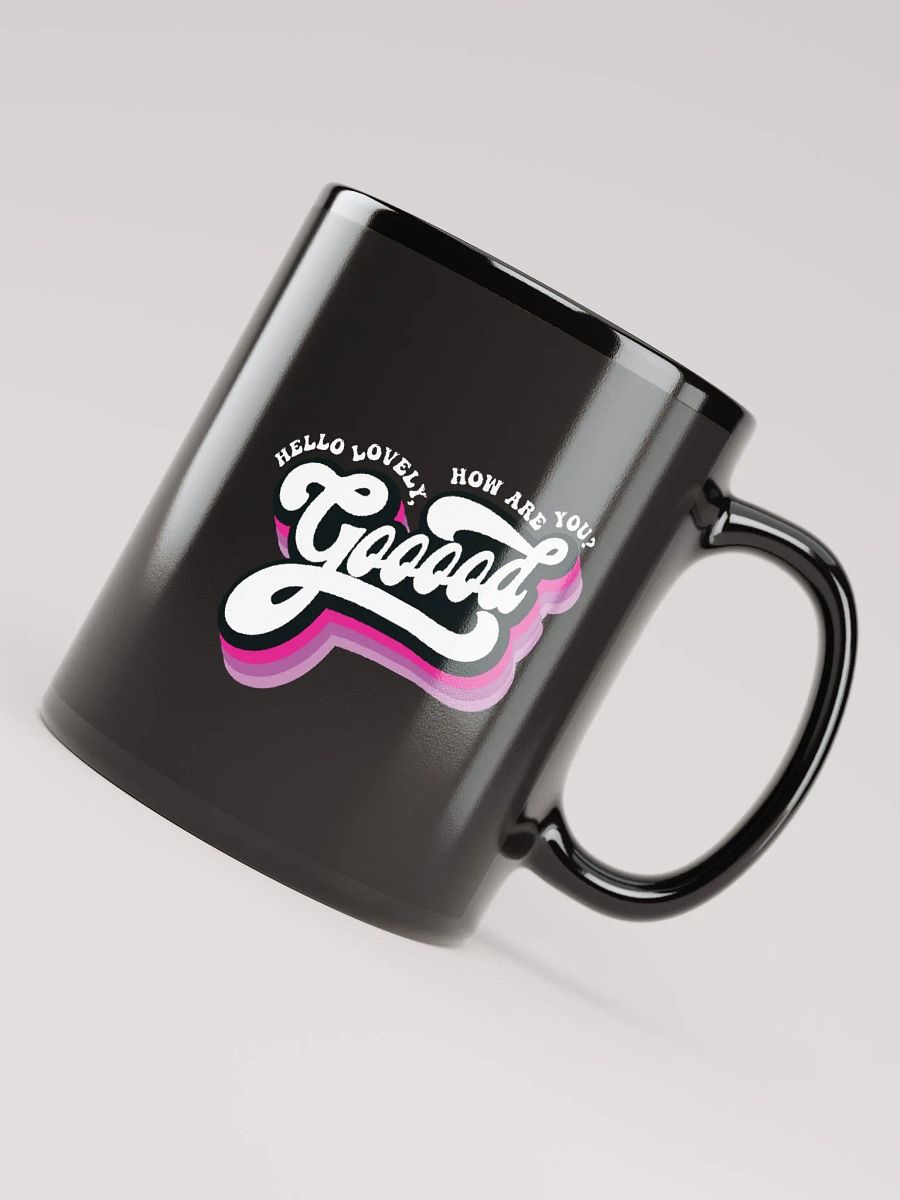 Hello Lovely Double Black Mug product image (8)