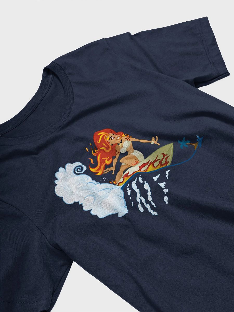 Retro Pin-Up Surfin' Pele Cartoon product image (8)