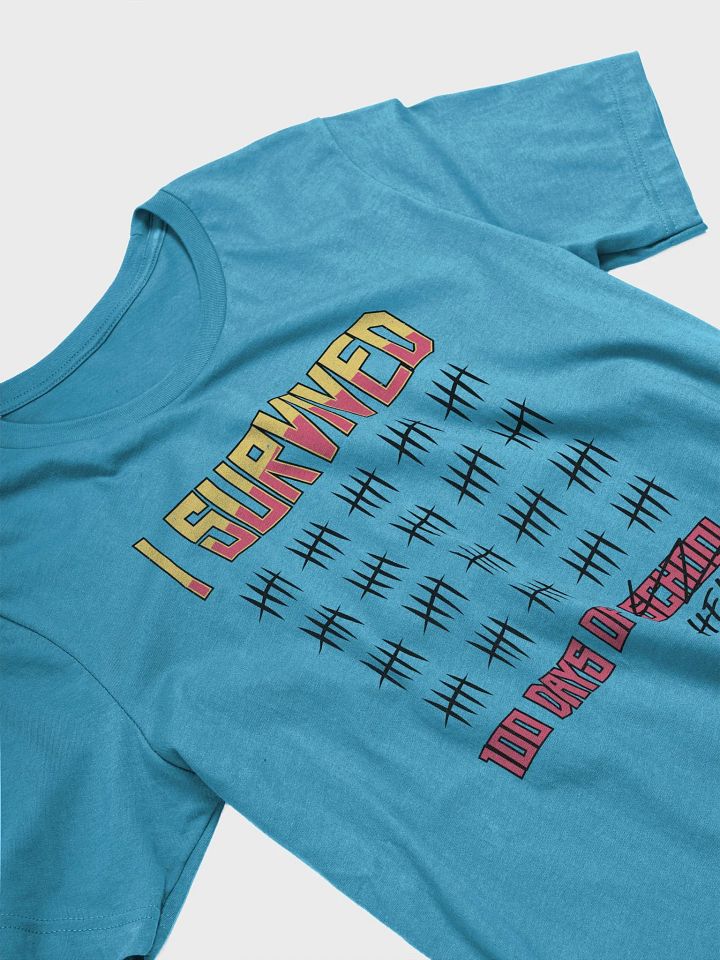 I Survived 100 Days of School Teacher T-shirt product image (2)