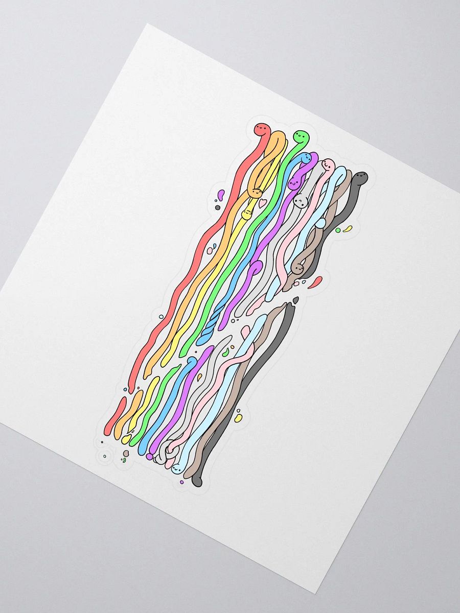 PRIDE WORM 2023 - Kiss Cut Sticker product image (2)