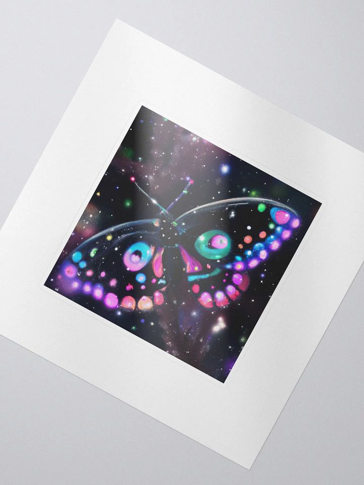 Cute Galactic Butterfly Delta Sticker product image (2)