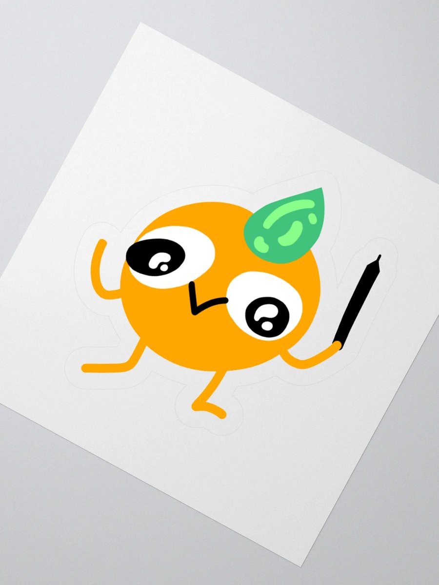 Oranges wuvs art sticker product image (6)