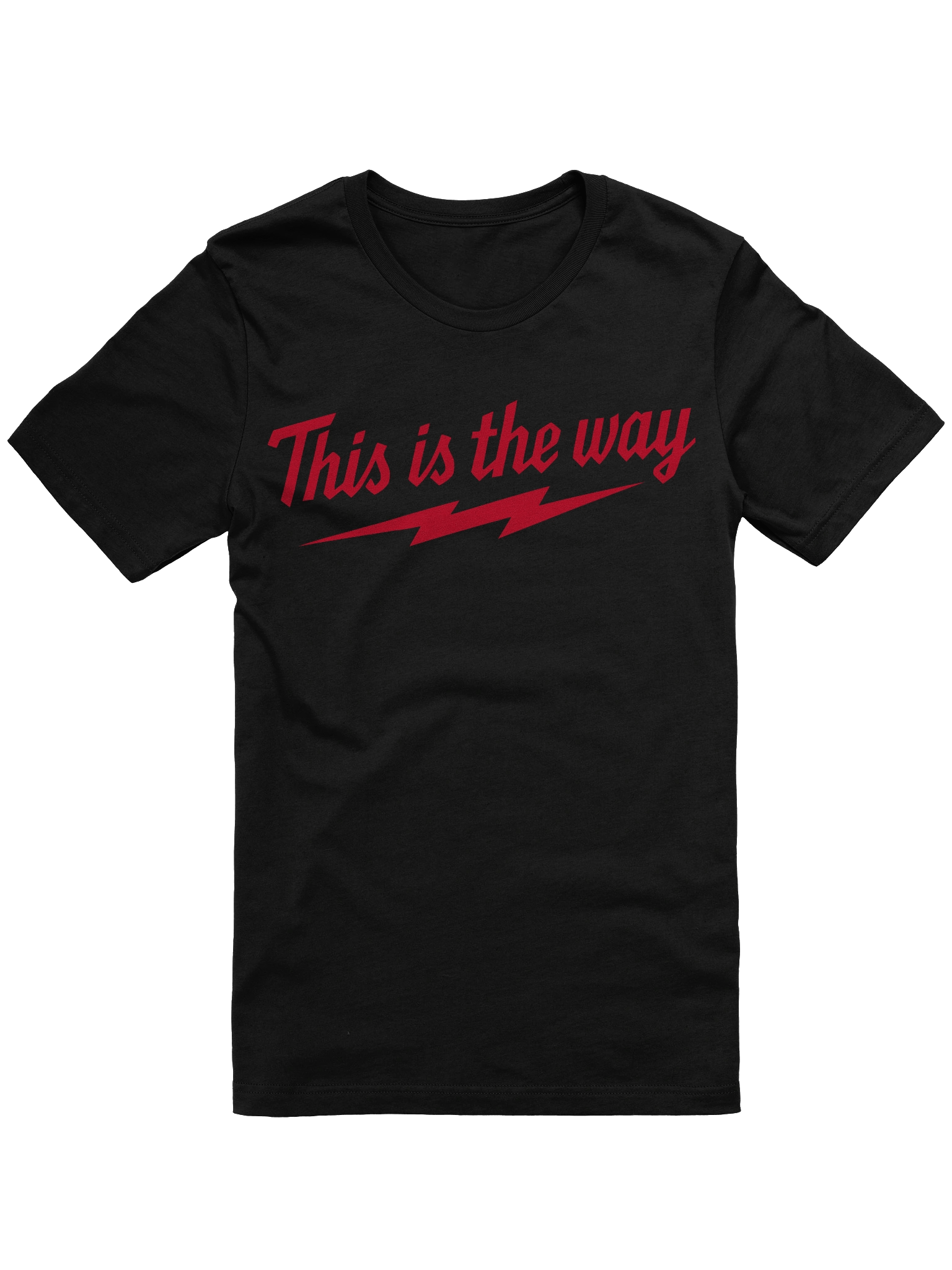 THIS IS THE WAY TEE (RED LOGO) product image (2)