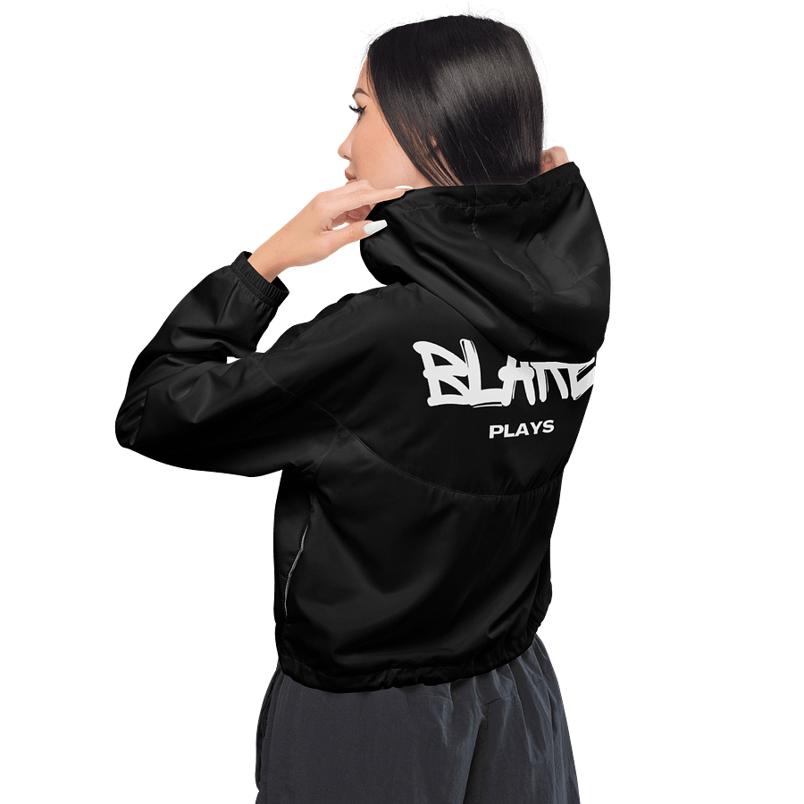 Rainy Day Chic: Women's Cropped Windbreaker product image (5)