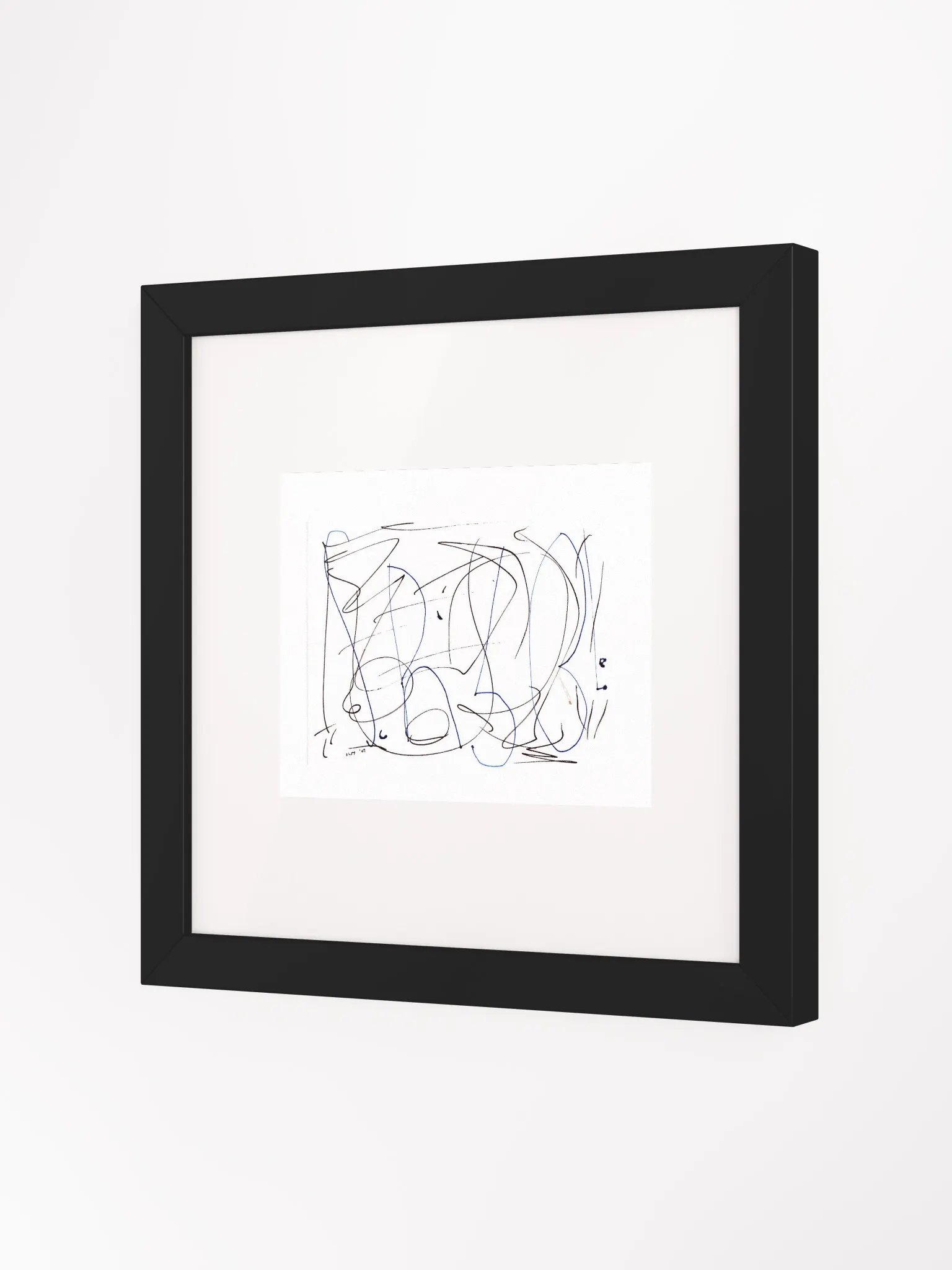 Babble Panel Card Print Framed product image (2)