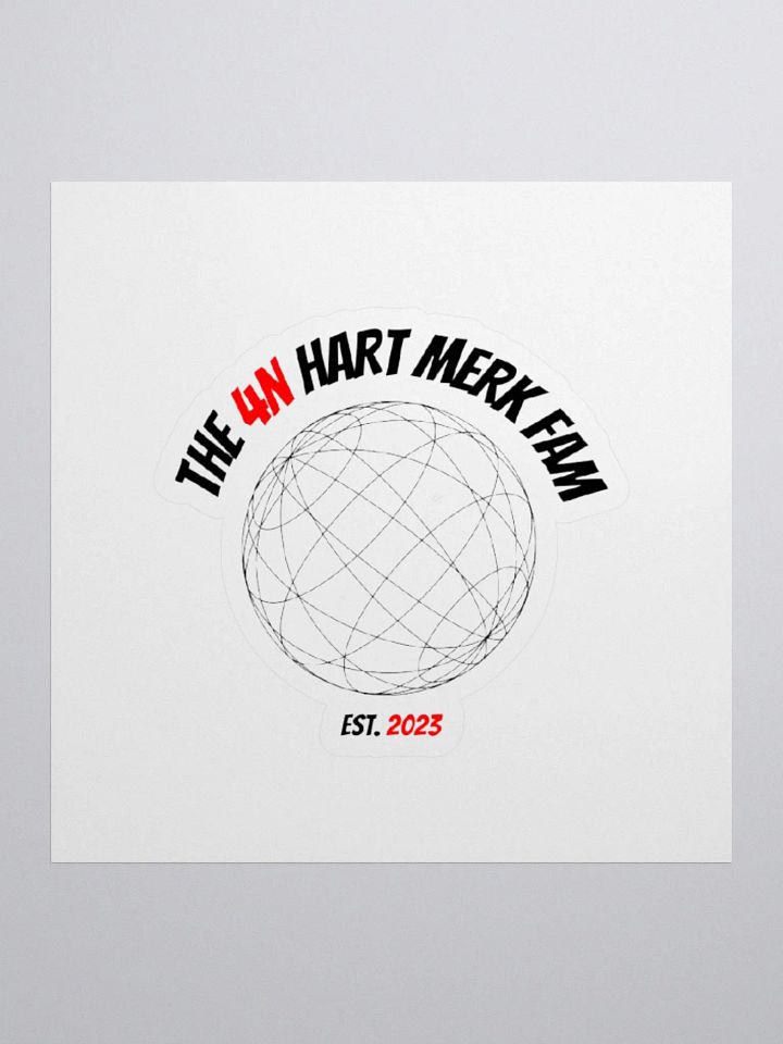 THE OFFICIAL 4N HART MERK FAMILY STICKER product image (1)
