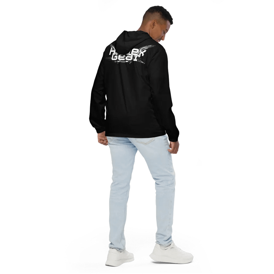 Windbreaker - Black - White HApex Gear White Logo product image (9)