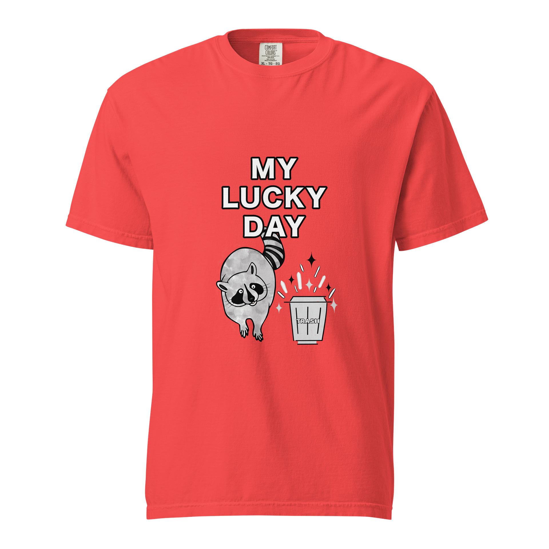 Lucky Raccoon Trash Day T-Shirt product image (37)