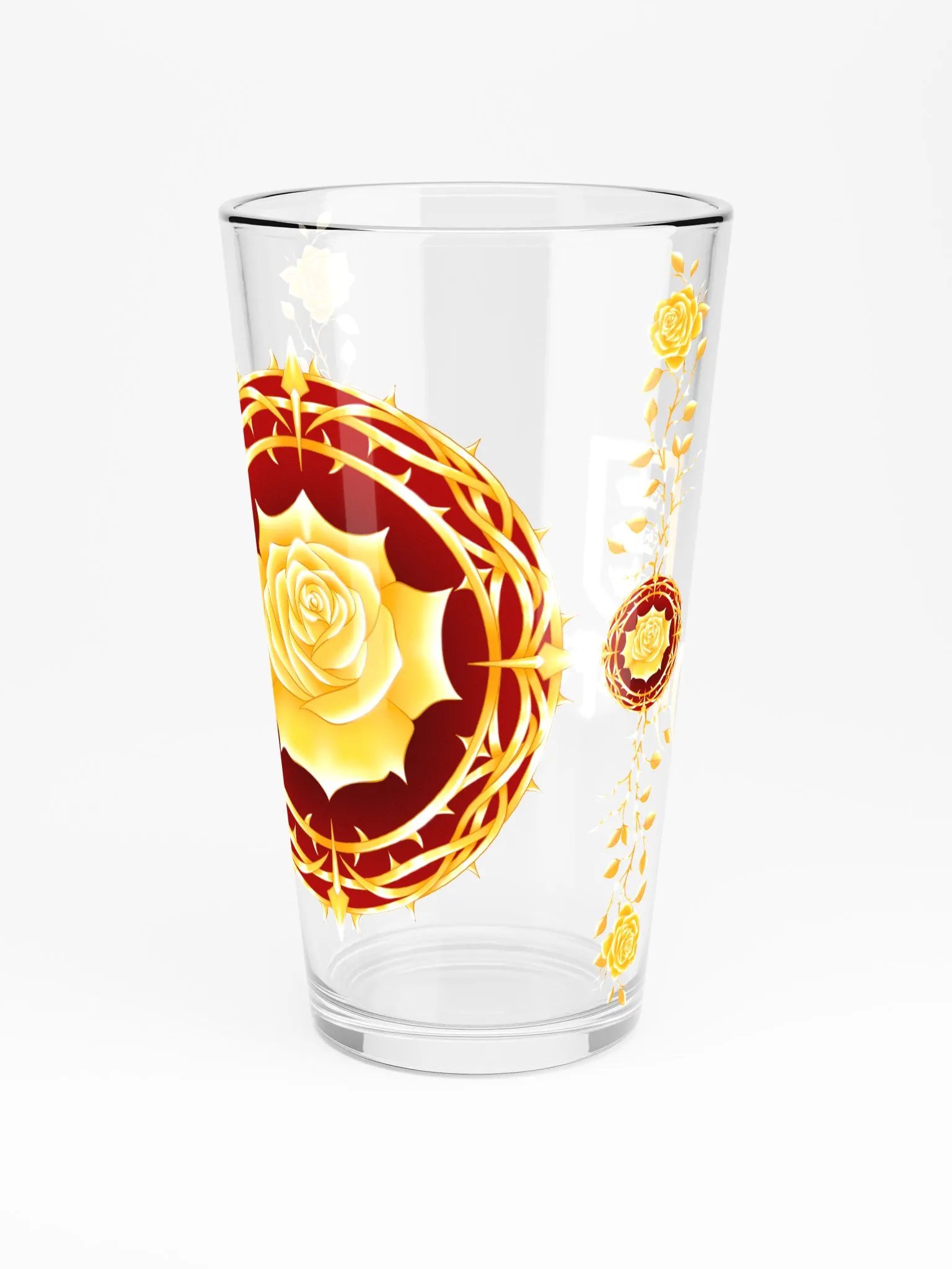 The Golden Rose Pint Glass product image (3)