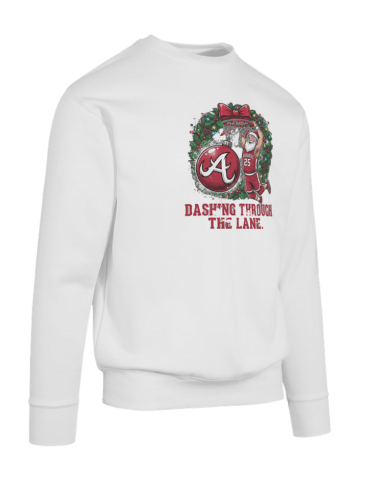 The "Dashing Through The Lane" Hoops Crewneck product image (100)