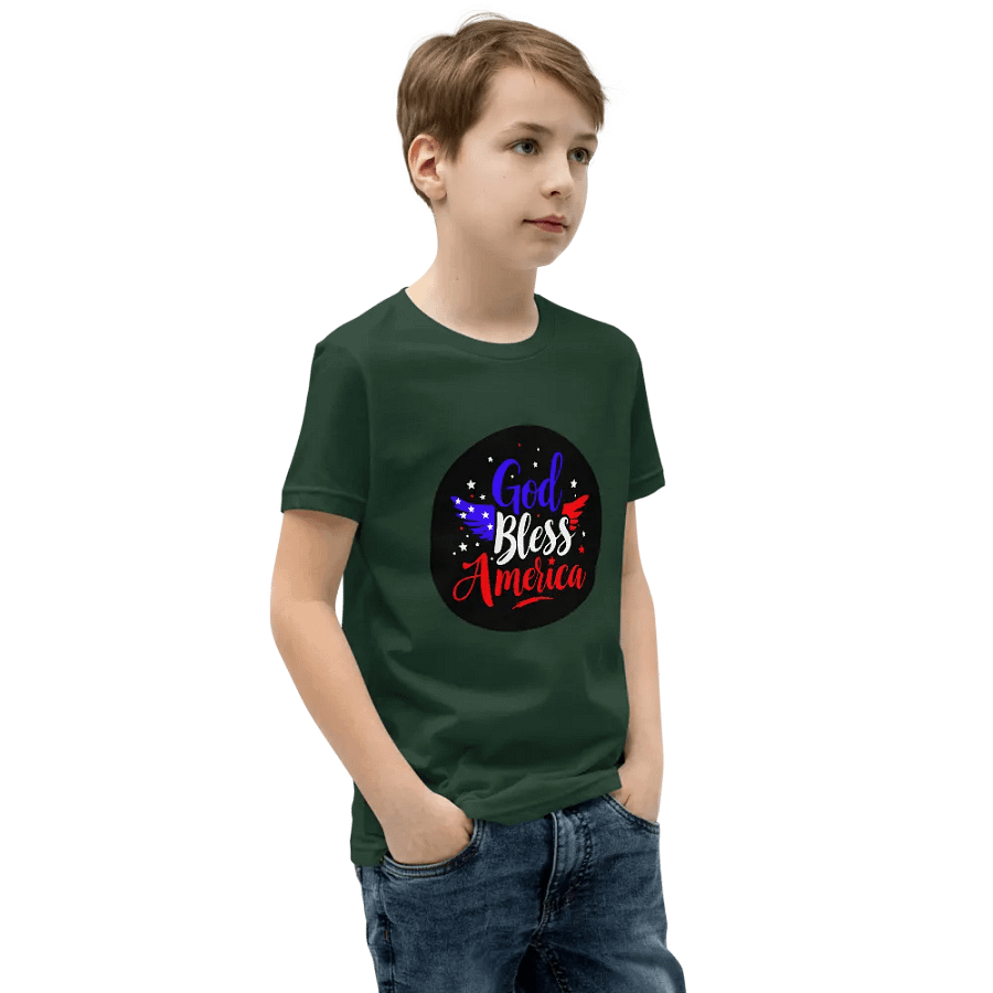 Kid's T-Shirt: God Bless America product image (11)