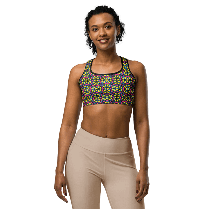 Pan Abstract (3) - Sports Bra product image (1)