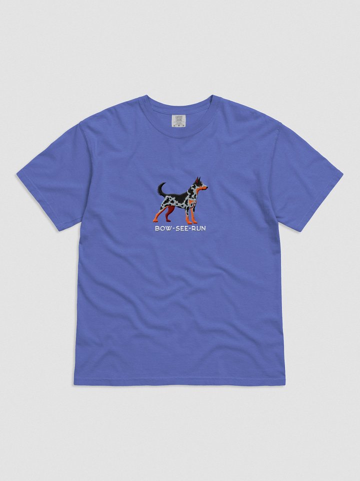 Bow-See-Run T-Shirt(Embroidered) of a Beauceron(Harlequin, Cropped Ears) product image (31)