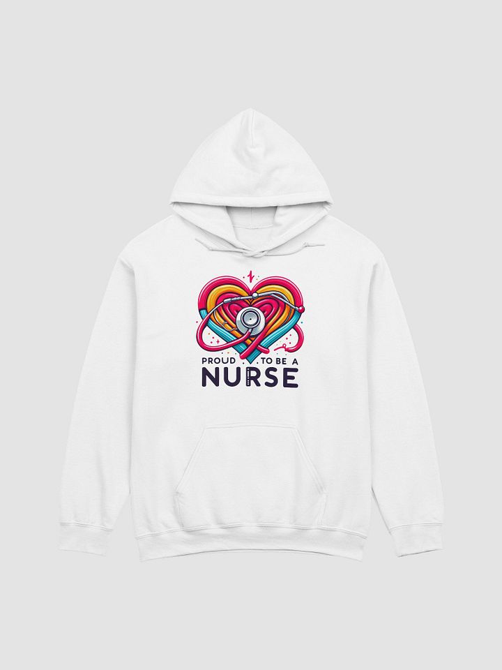 Vibrant Nurse Heart Hoodie product image (3)