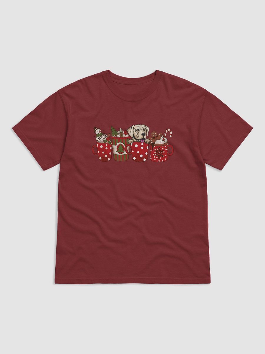 Cute Labrador Retriever in a Christmas Cup T-Shirt | Funny Christmas Pup in a Cup product image (4)
