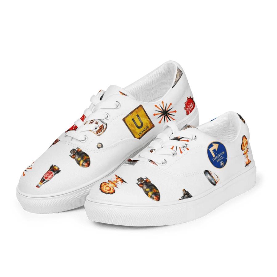 Pop Culture Parody Lace-Up Shoes #fallout product image (9)