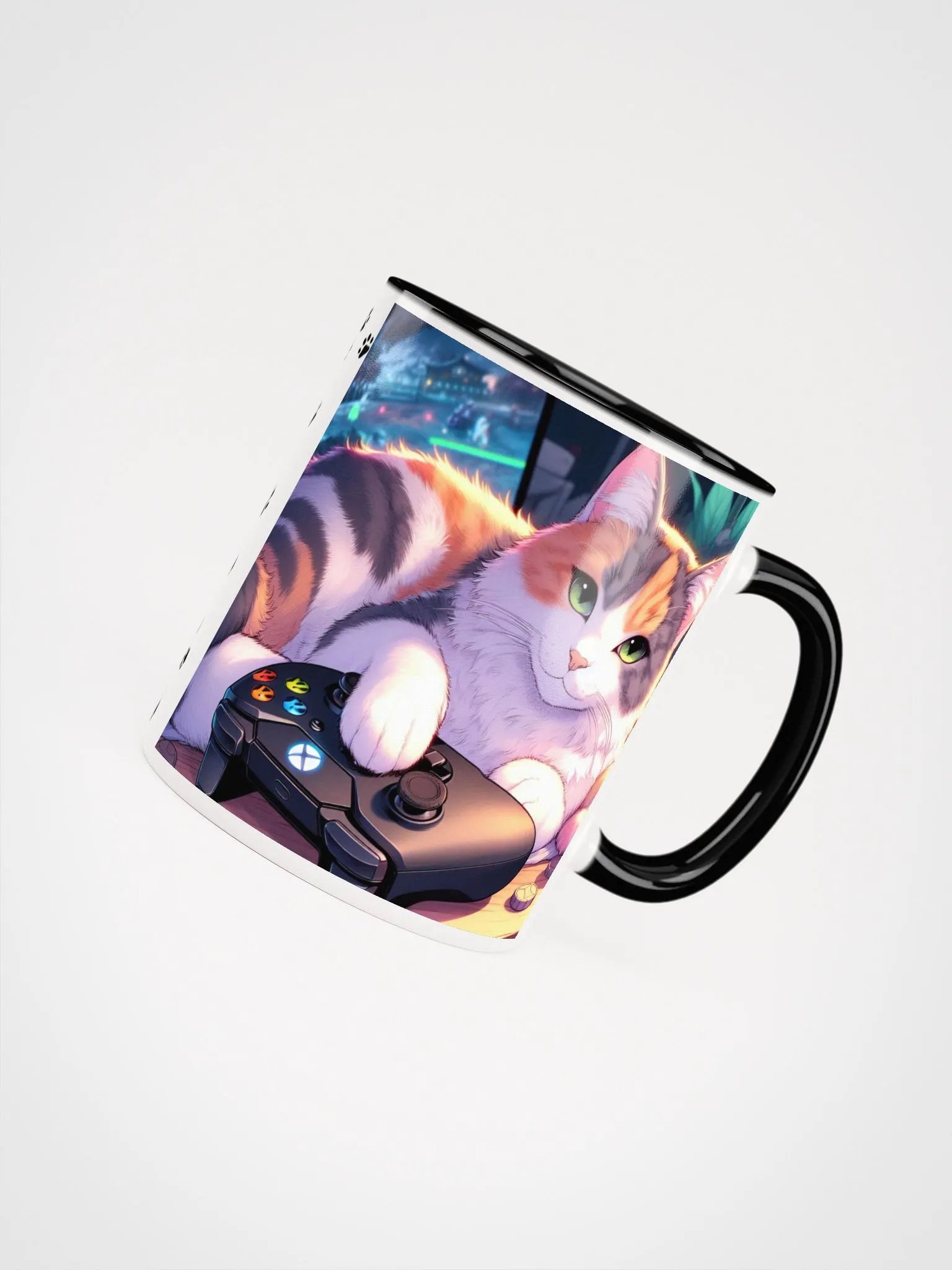Mythical Cat Medusa Ceramic Mug product image (4)