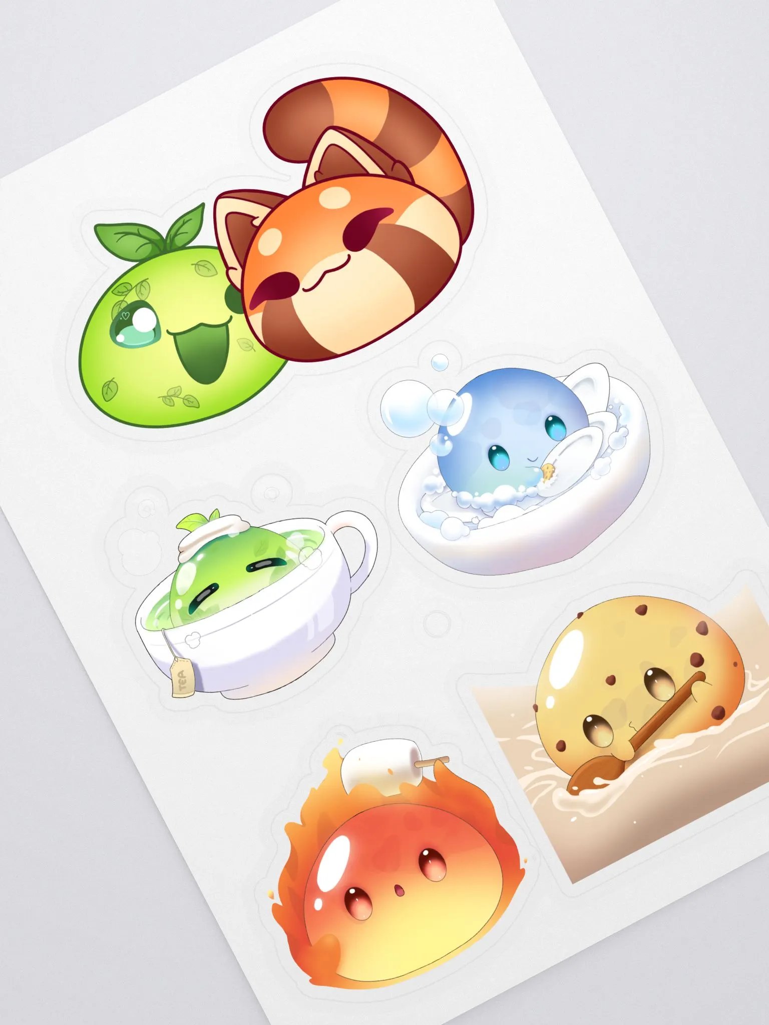 Slime Cafe Sticker Sheet 1 product image (1)