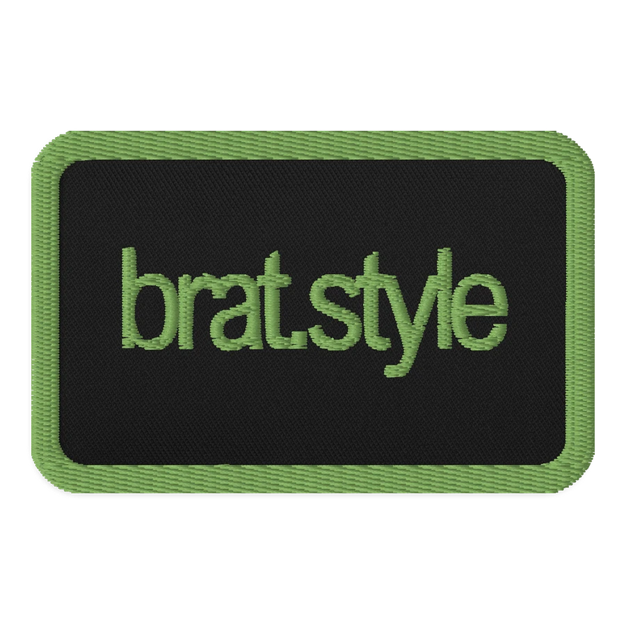 the bratstyle embroidered patch - recangle product image (1)