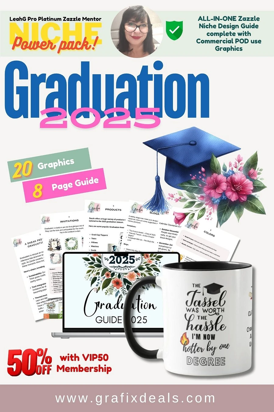 Graduation 2025 Graphics and Zazzle Niche Product Ideas Guide product image (1)