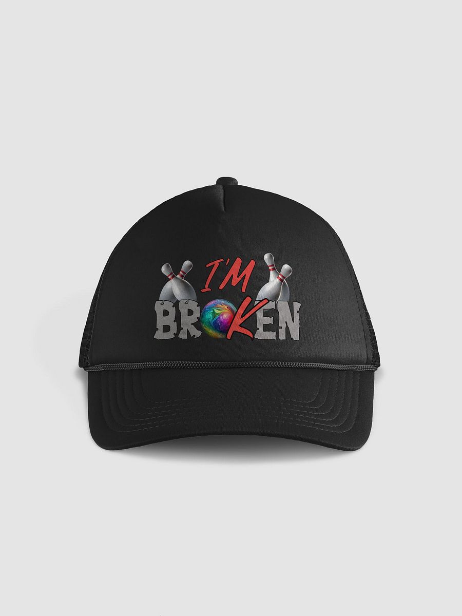 Im Broken Im Ok Bowling Colorful Ball Foam Trucker Hat product image (1)