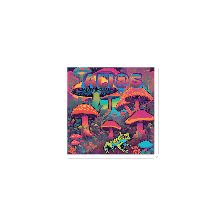 Psychedelic Frog Die-Cut Magnets product image (1)