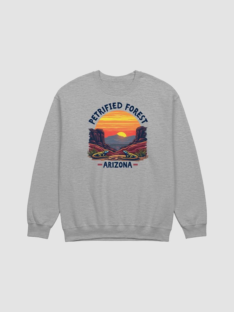 Petrified Forest Arizona Desert Sunrise Lizards Crewneck product image (2)
