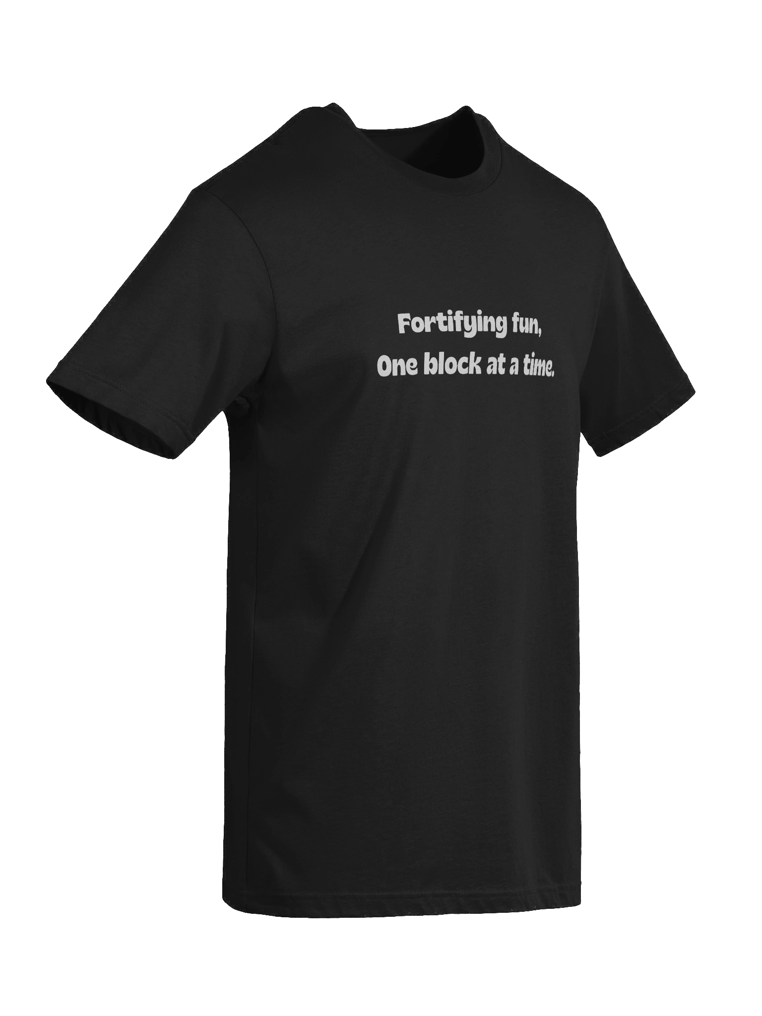 Minefort “One Block at a Time” T-Shirt – Black product image (9)
