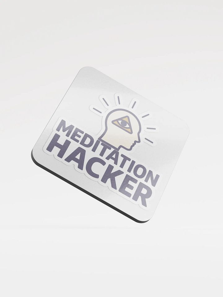 MEDITATION HACKER — Coaster for the Conscious Coders product image (1)