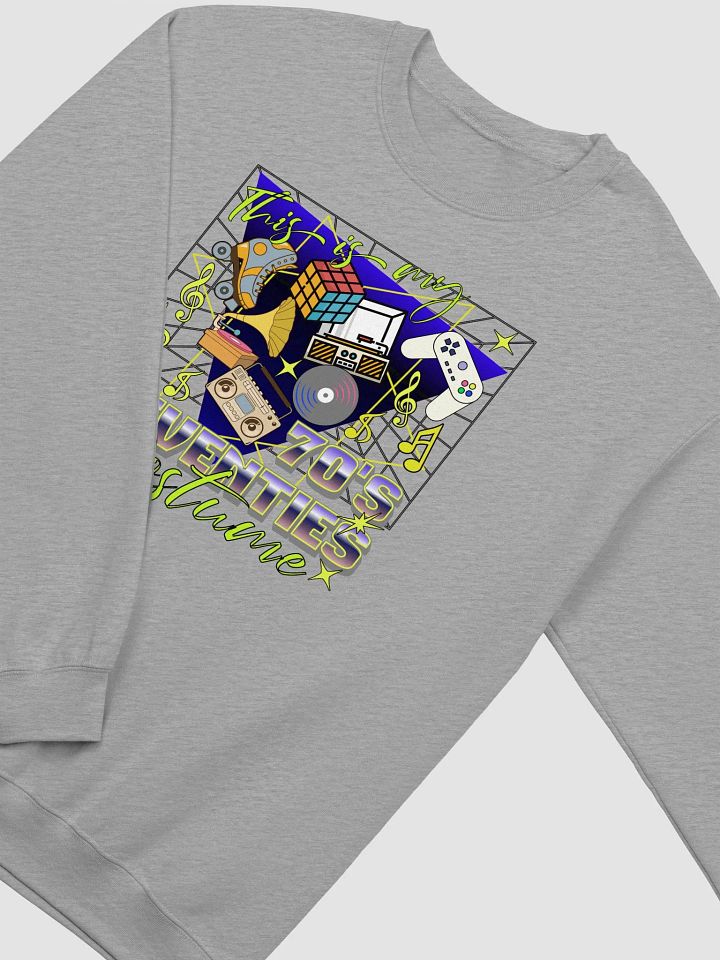 This Is My 70s Costume Retro Nostalgia Crewneck Sweatshirt product image (22)