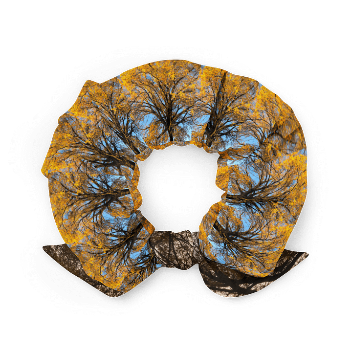 Golden Leaves All-Over Scrunchie product image (2)
