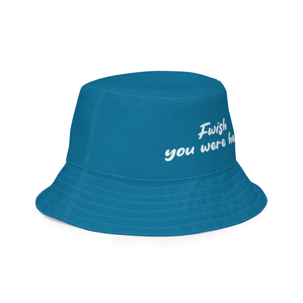 Gone Fwishing - white All over print bucket hat product image (9)