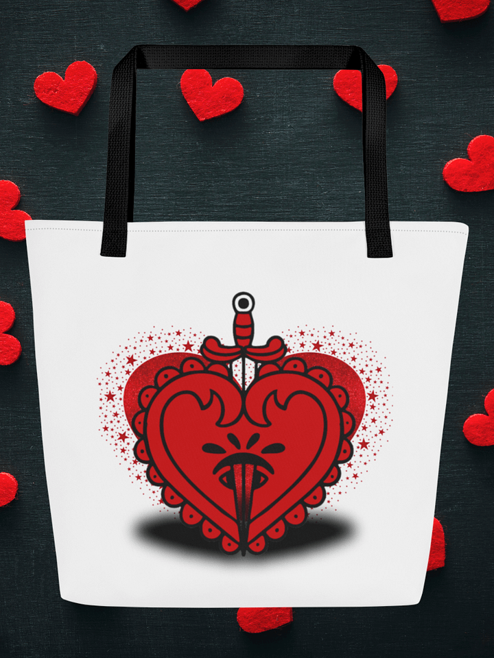 Love Hurts All-Over Print Tote Bag product image (1)