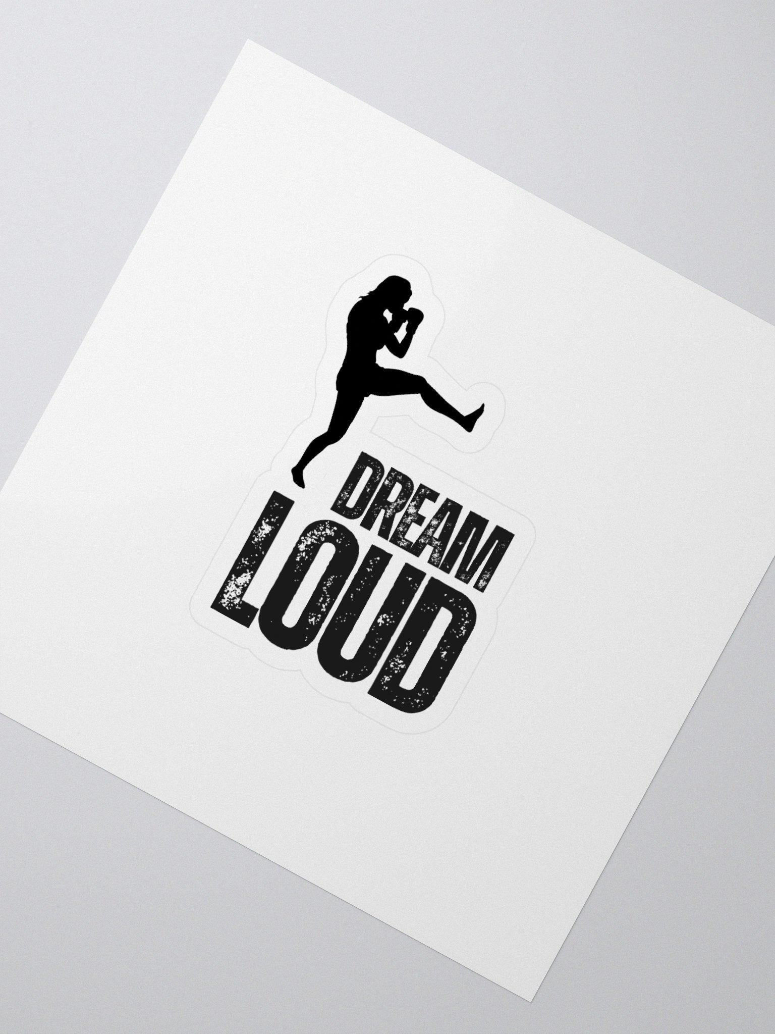 Dream Loud - Woman MMA - Sticker product image (2)