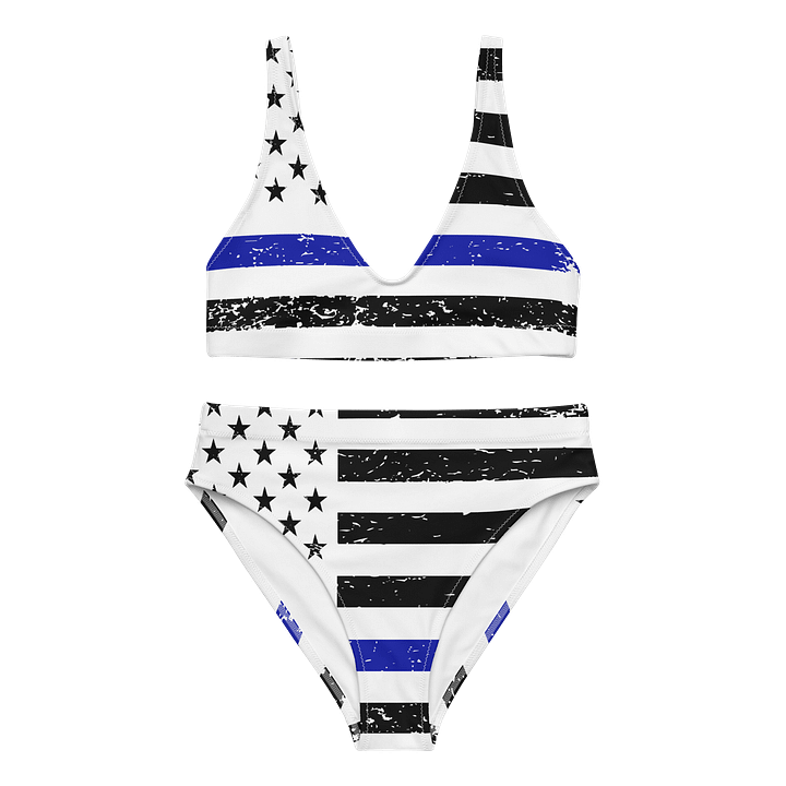 Nik The Hat | High-Waisted Bikini – Summer ’25 BACK THE BLUE Edition product image (2)