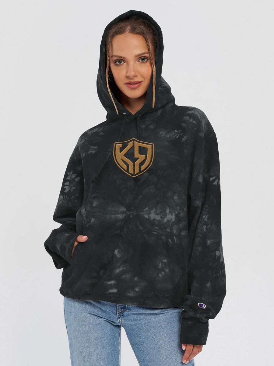 KR Gold Shield Emblem Tie-Dye Hoodie product image (5)