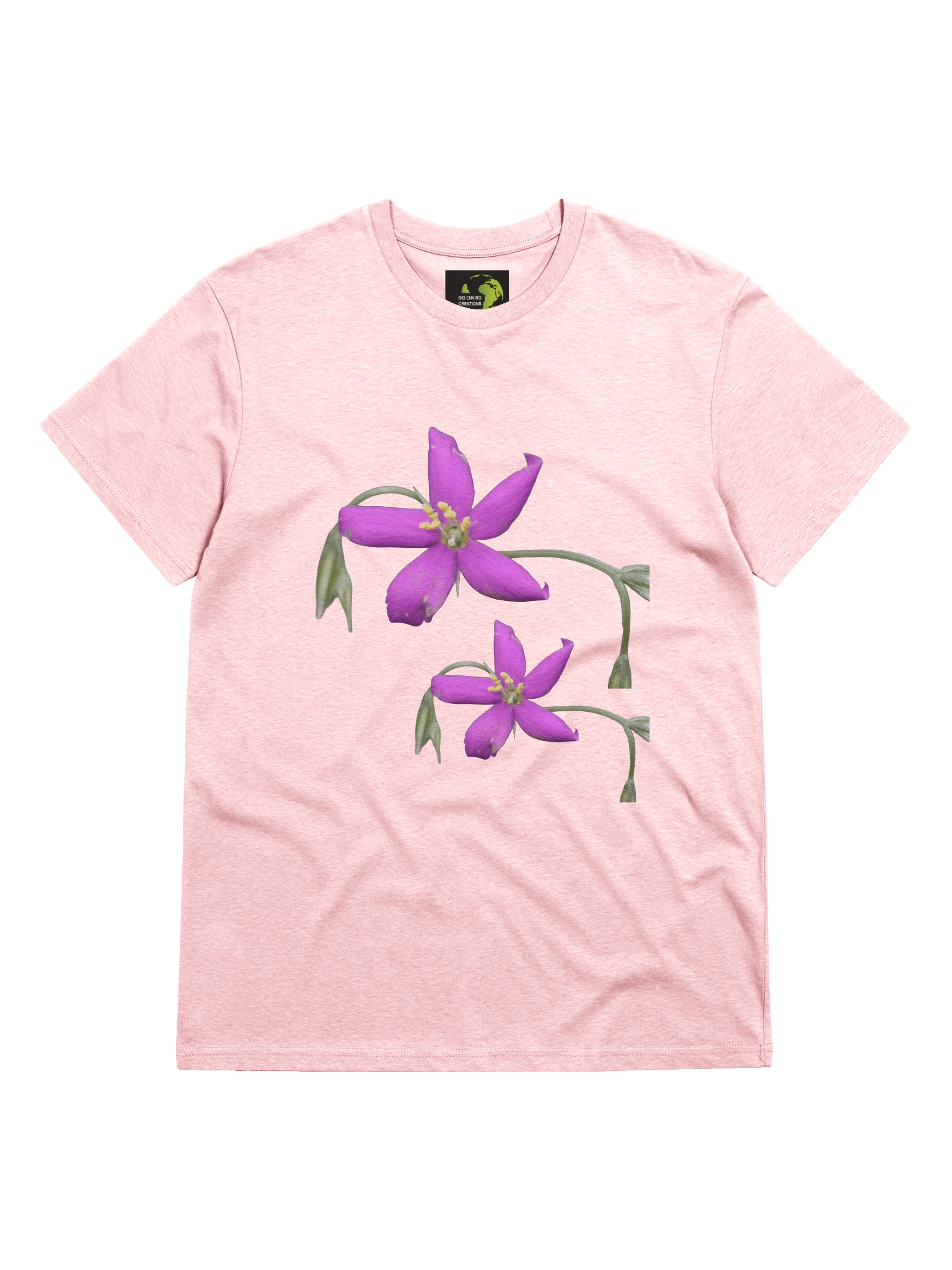 Lady’s Hand Wildflower Organic Cotton T-Shirt -plain product image (3)