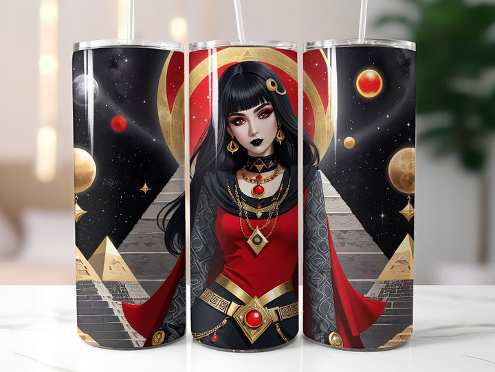Mystic Girl 20 oz Skinny Stainless Steel Tumbler - v3 product image (2)