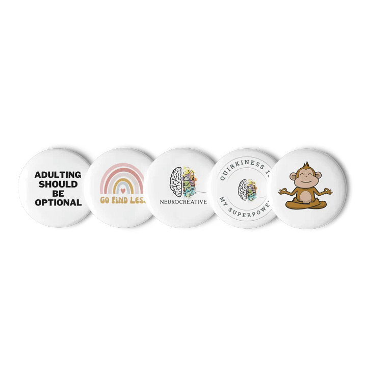 Neurodivergent Pins product image (3)